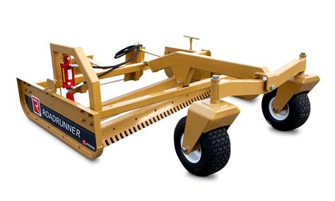 gravel attachment for skid steer|skid steer road grader attachment.